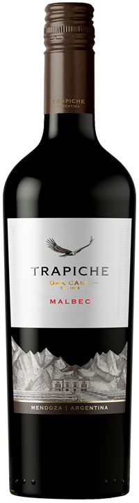 Garrafa TRAPICHE OAK CASK MALBEC tinto 2017